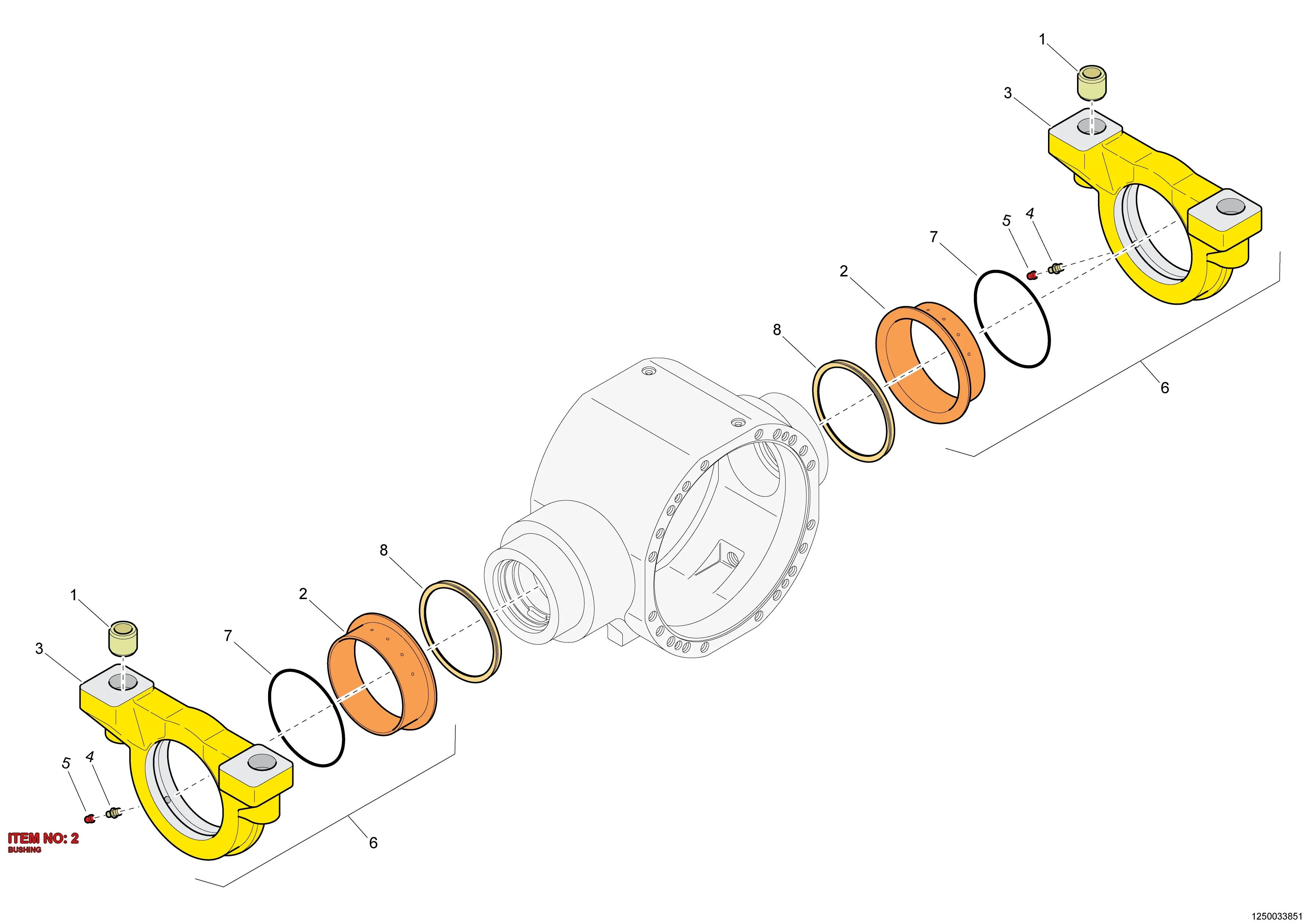 5112 3236 57 BUSHING - Technical Drawing