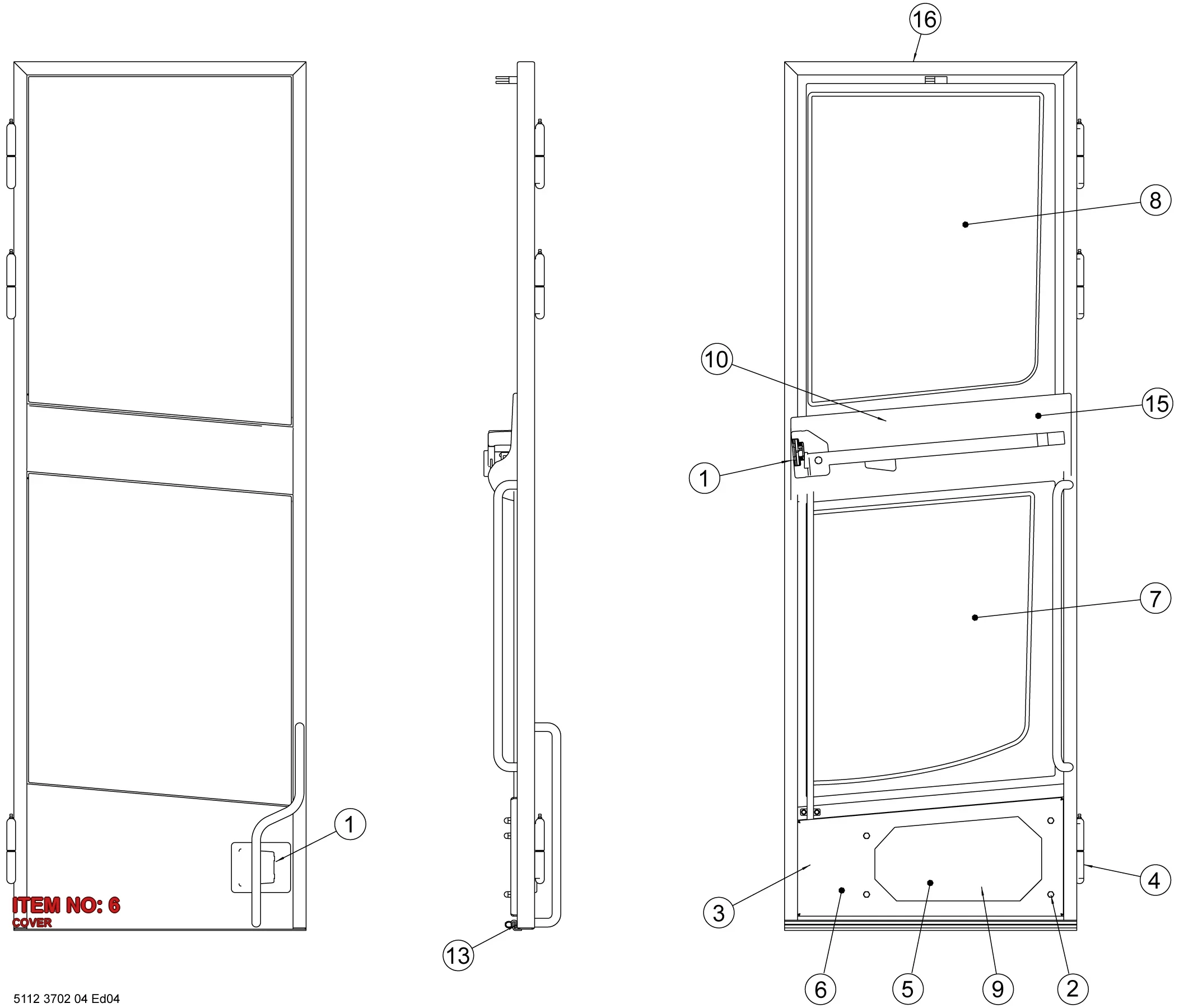 5112 3702 13 COVER - Technical Drawing