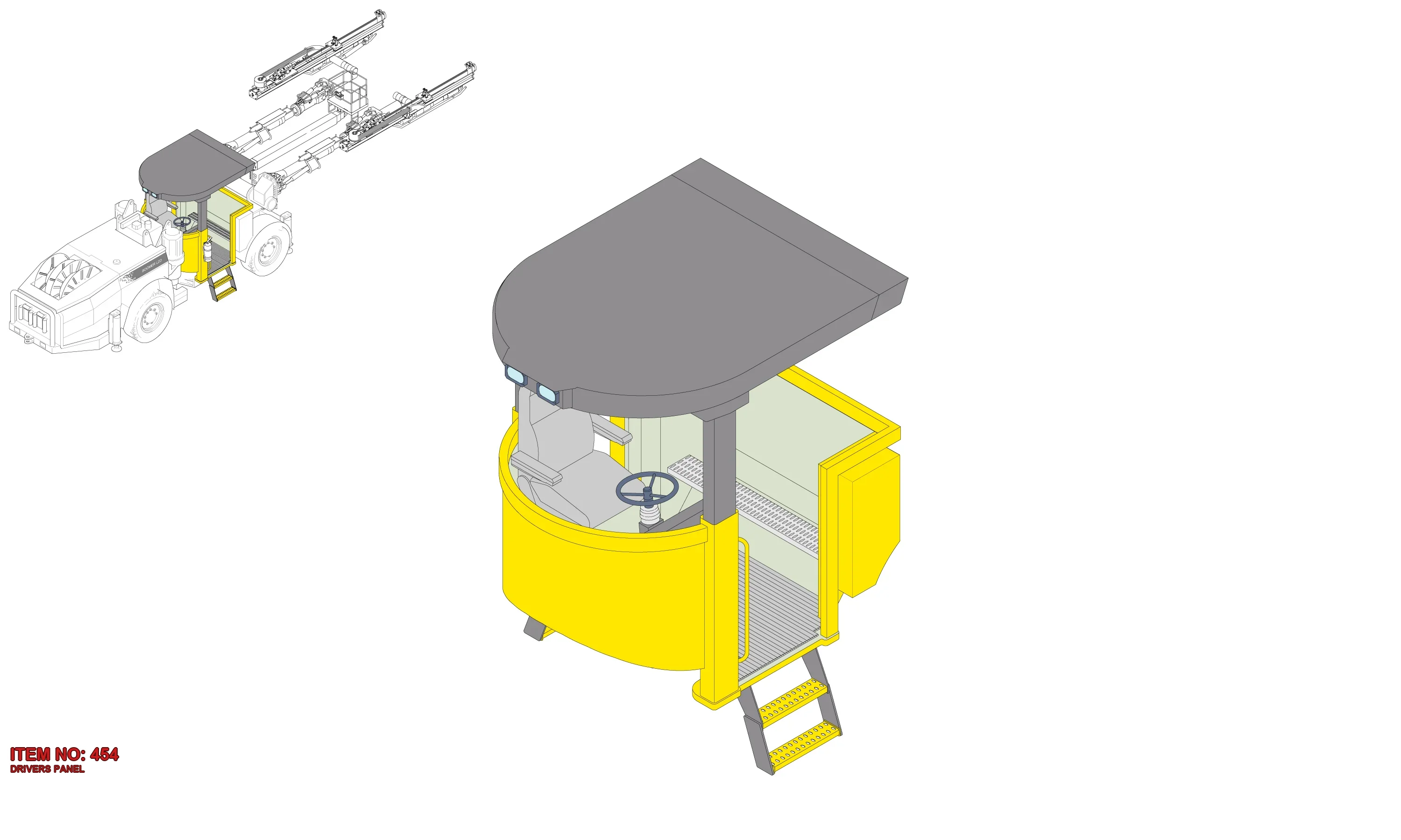 5112 3830 50 DRIVERS PANEL - Technical Drawing