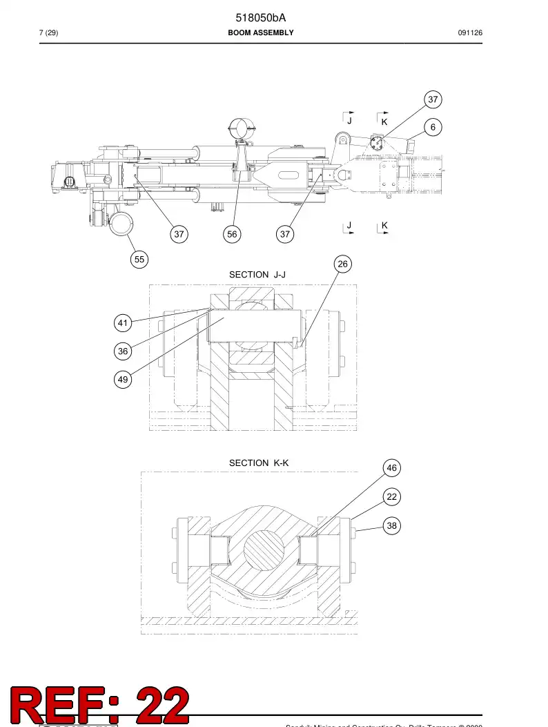 511959 511959 Pin - Sandvik Technical Drawing