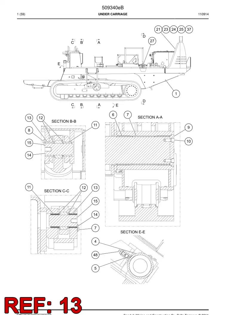 513311 513311 Bushing - Sandvik Technical Drawing