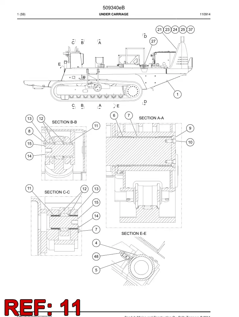 513313 513313 Bushing - Sandvik Technical Drawing
