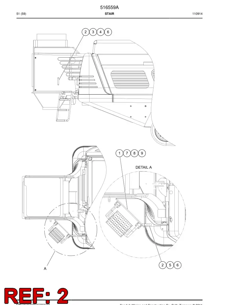 513388 513388 Handle - Sandvik Technical Drawing