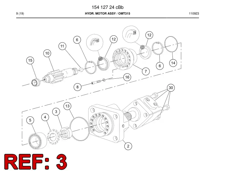 51401560a 514 015 60a Nut, Lock - Sandvik Technical Drawing