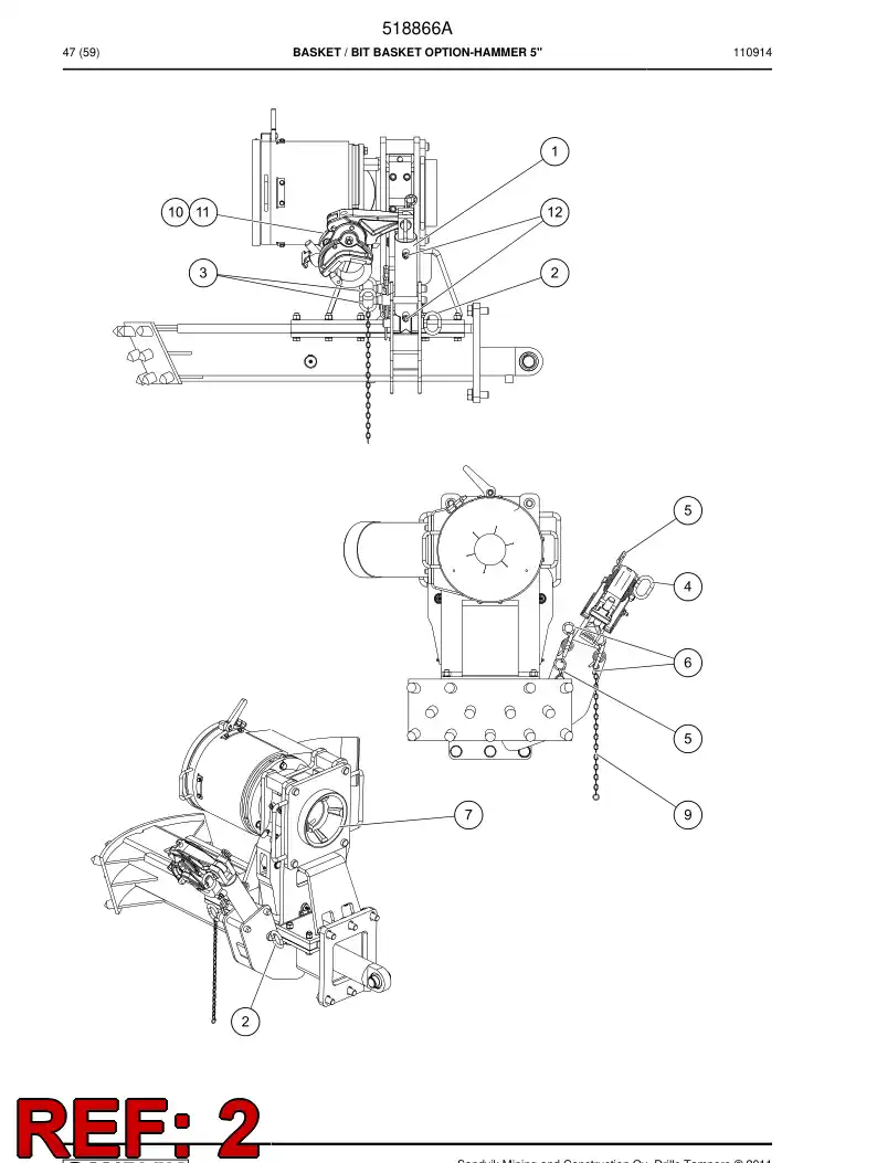 514307 514307 Pin - Sandvik Technical Drawing
