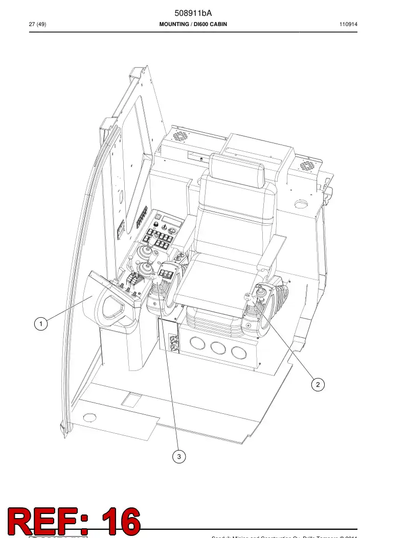 514316 514316 Bolt - Sandvik Technical Drawing