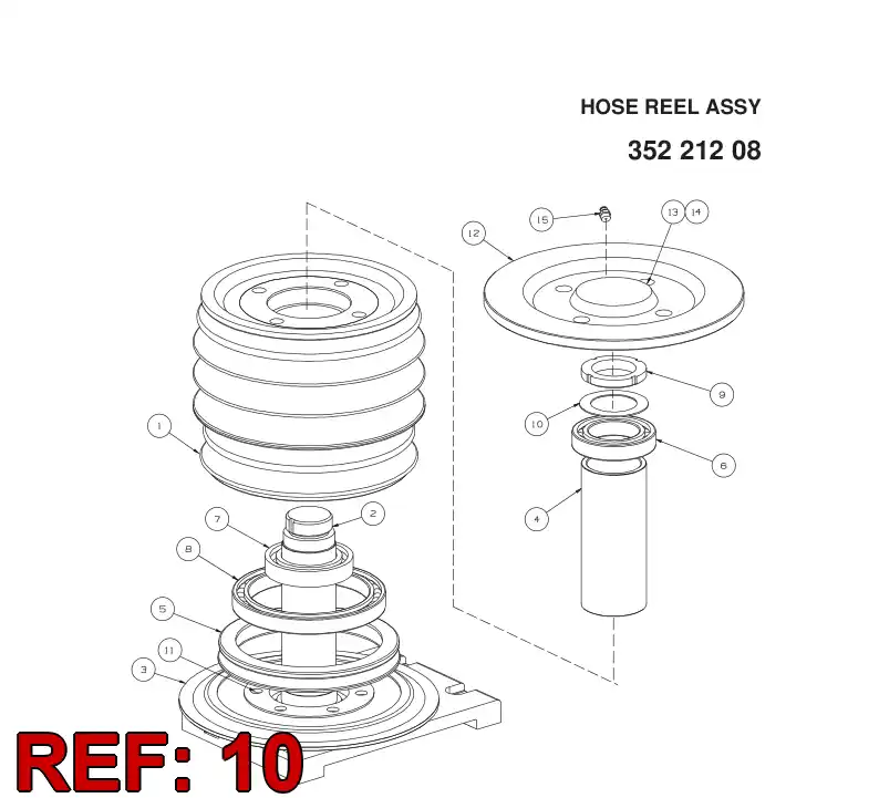 51441030 514 410 30 Washer, Lock - Sandvik Technical Drawing