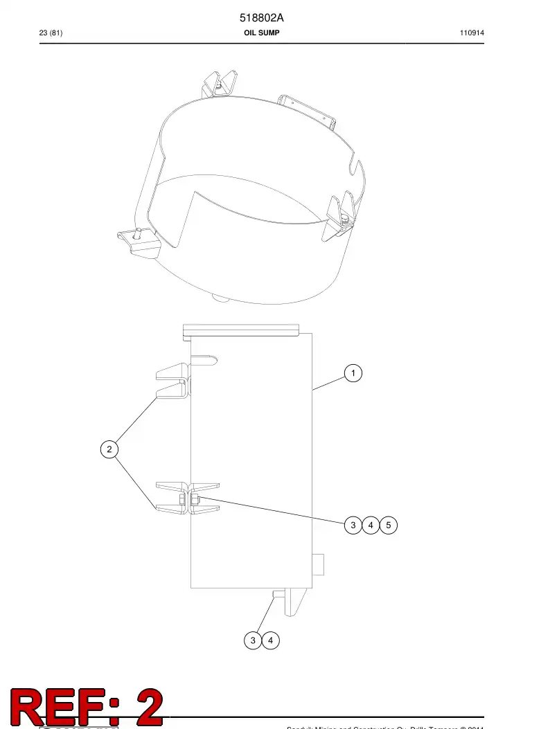 514446 514446 Plate - Sandvik Technical Drawing