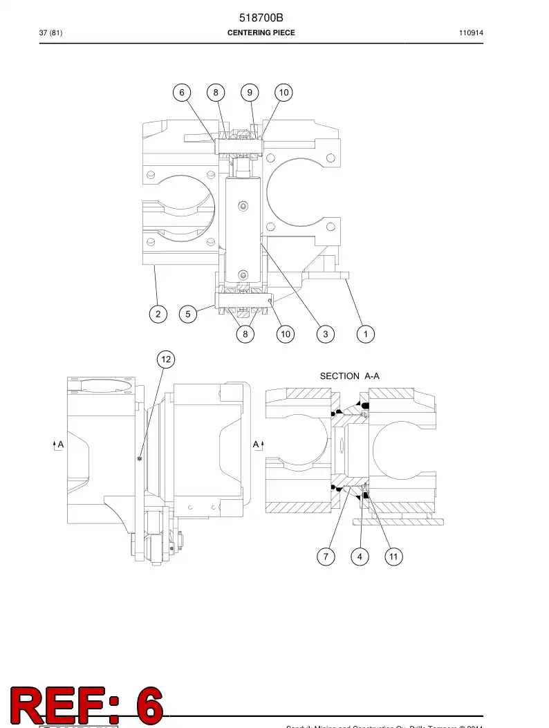 514816 514816 Pin - Sandvik Technical Drawing