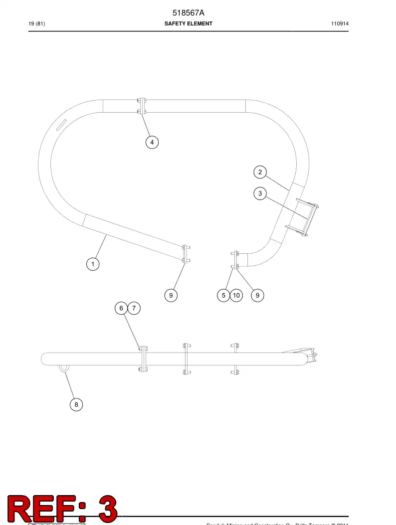 514890 514890 HOLDER - Sandvik Technical Drawing