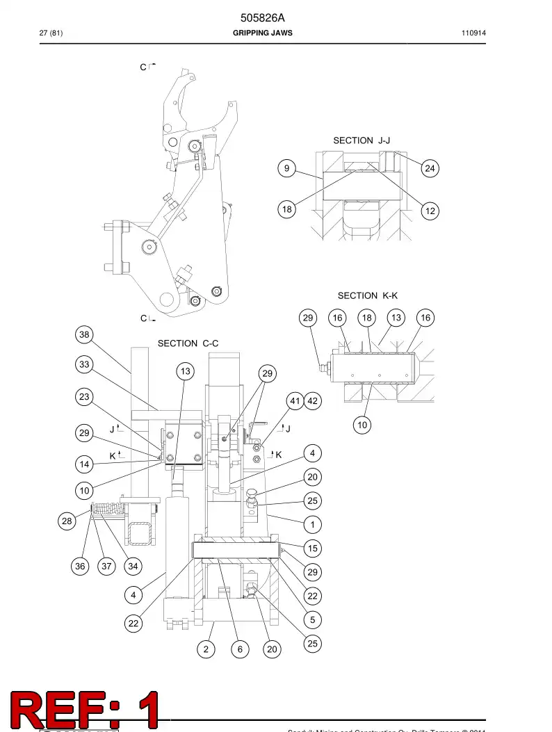 514901 514901 ARM - Sandvik Technical Drawing