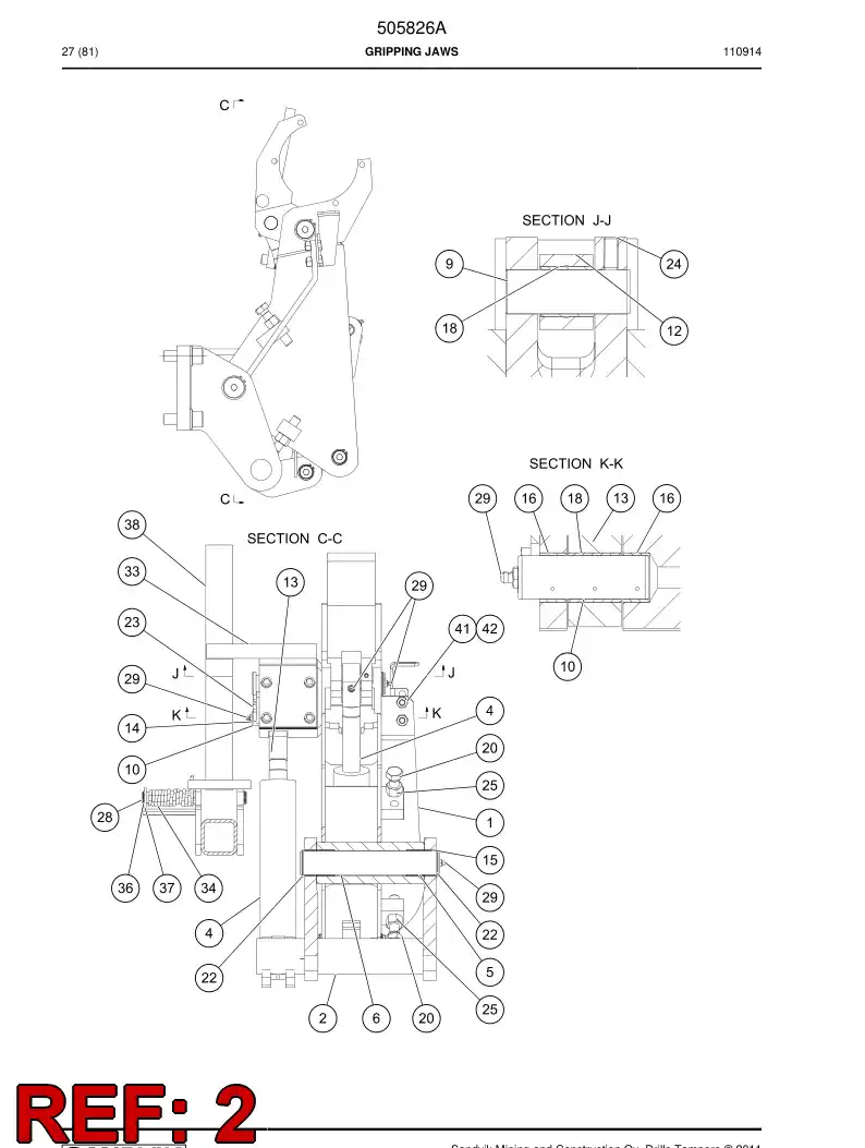 514902 514902 PLATE - Sandvik Technical Drawing