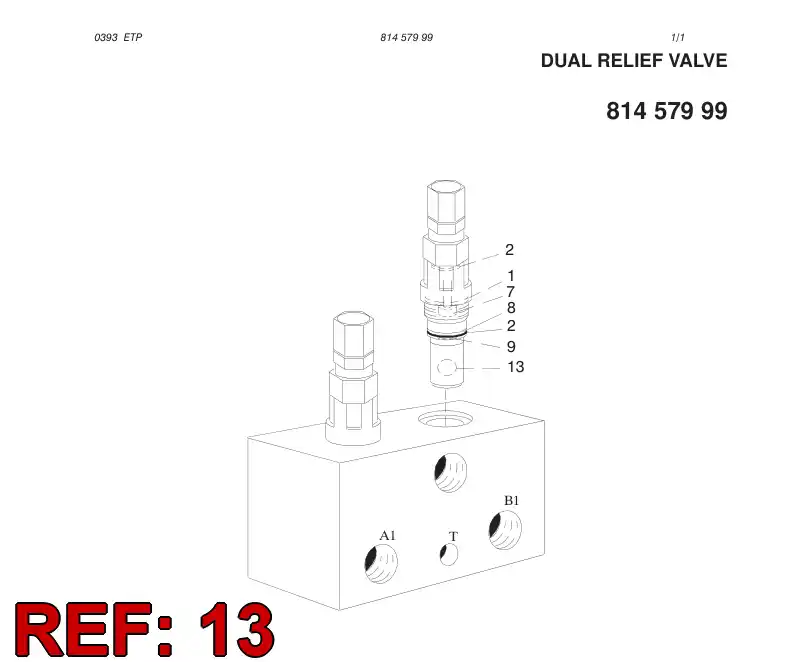 51491220 514 912 20 BALL - Sandvik Technical Drawing