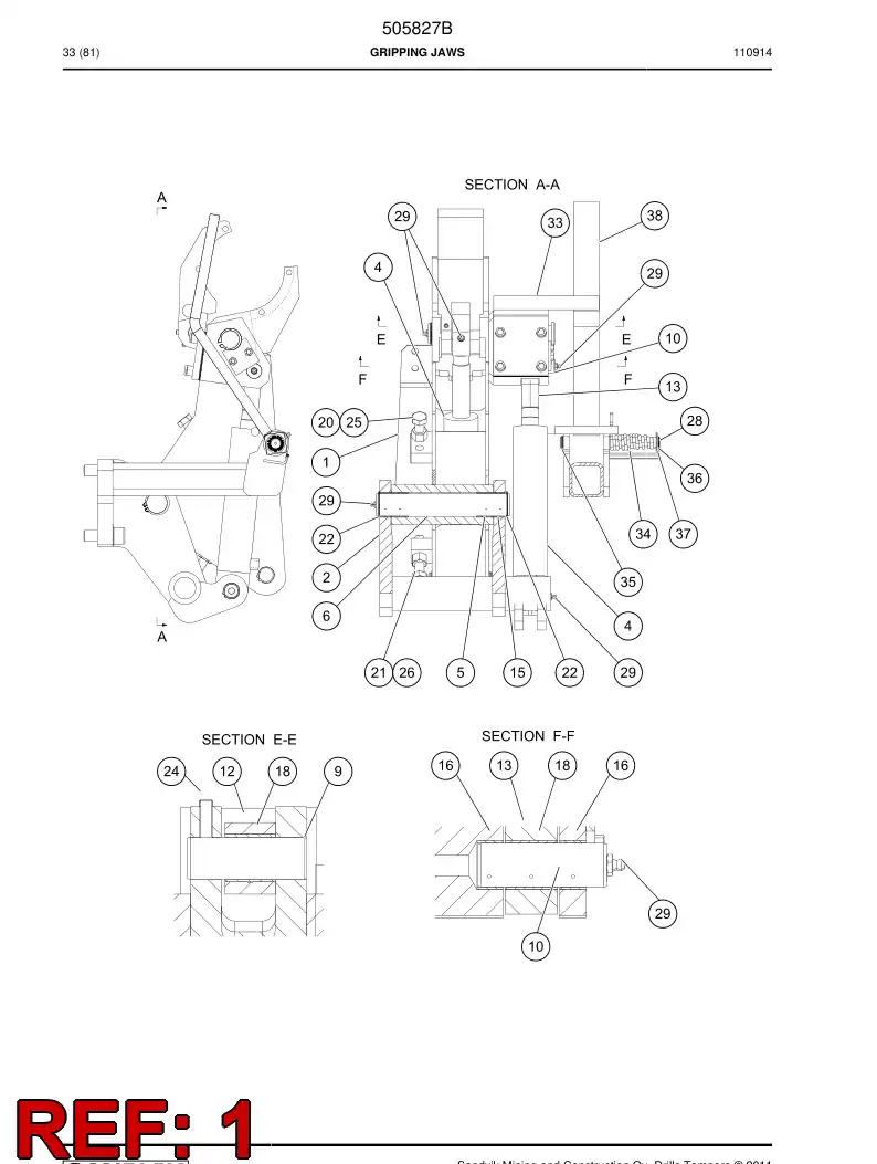 514951 514951 ARM - Sandvik Technical Drawing