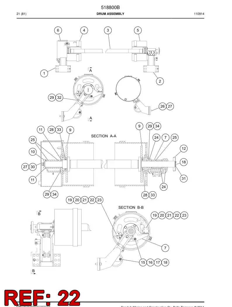 515004 515004 Shim - Sandvik Technical Drawing