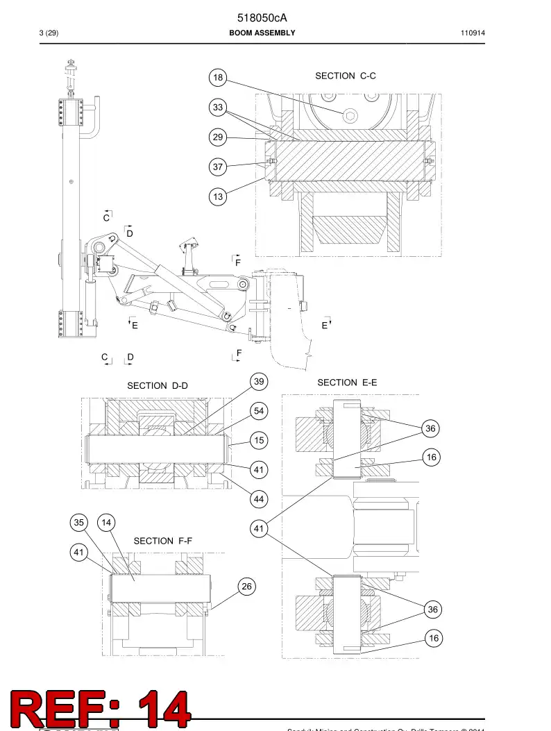 515059 515059 Pin - Sandvik Technical Drawing