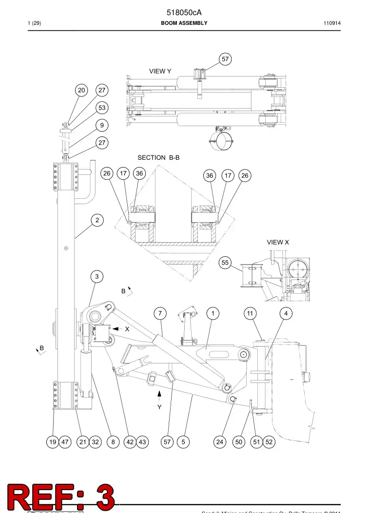 515060 515060 Swing piece - Sandvik Technical Drawing