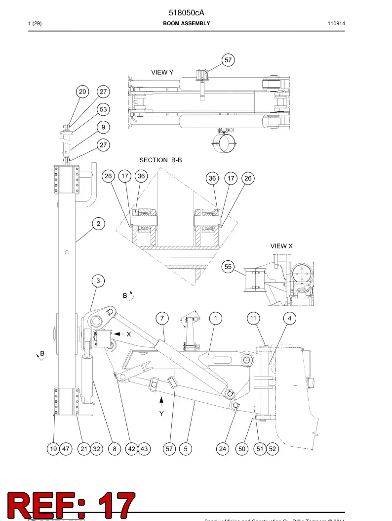 515073 515073 Pin - Sandvik Technical Drawing