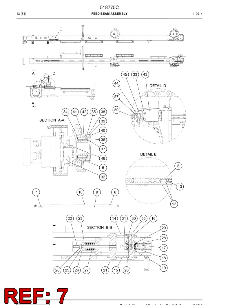 515091 515091 Plate - Sandvik Technical Drawing