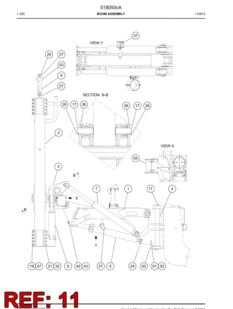 515095 515095 Pin - Sandvik Technical Drawing