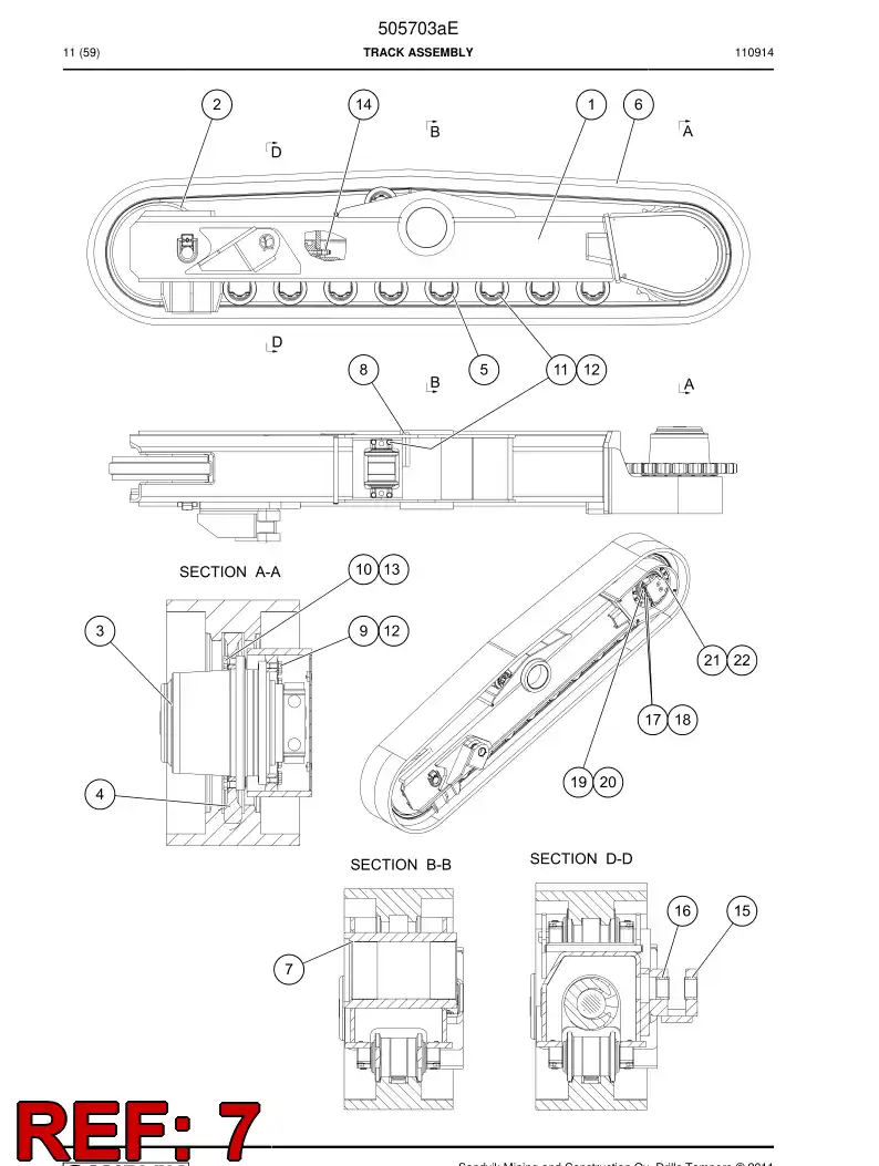 515169 515169 Bushing - Sandvik Technical Drawing