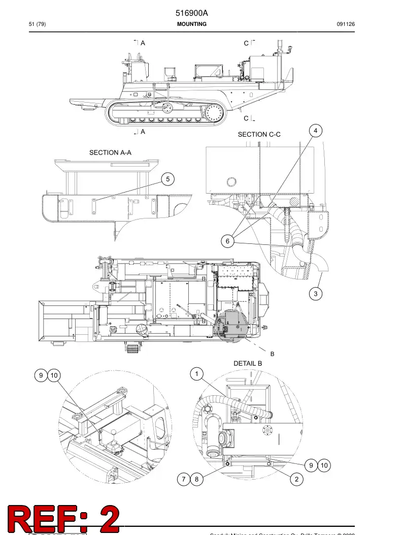 515359 515359 Plate - Sandvik Technical Drawing