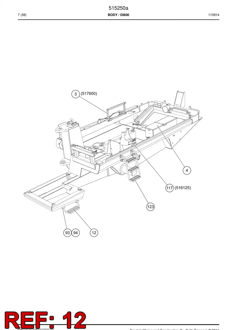 515410 515410 Step - Sandvik Technical Drawing