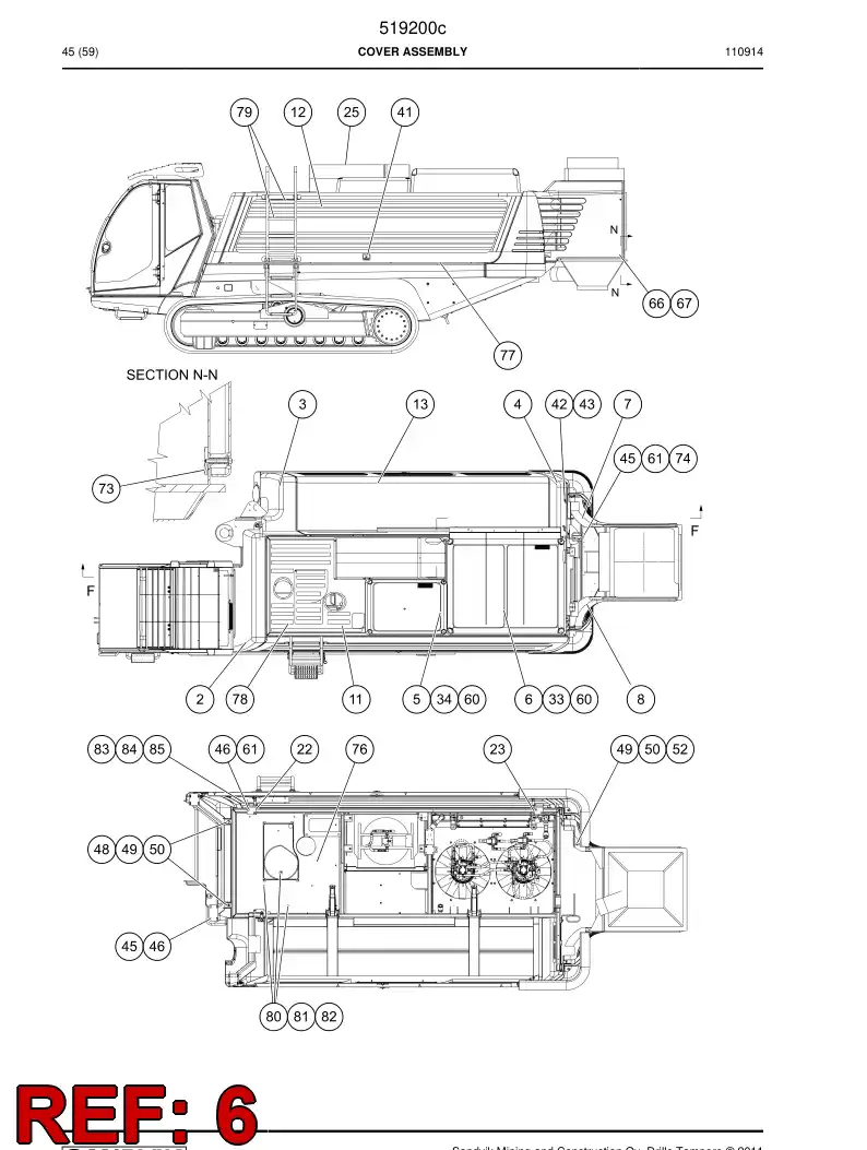 515441 515441 Plate - Sandvik Technical Drawing