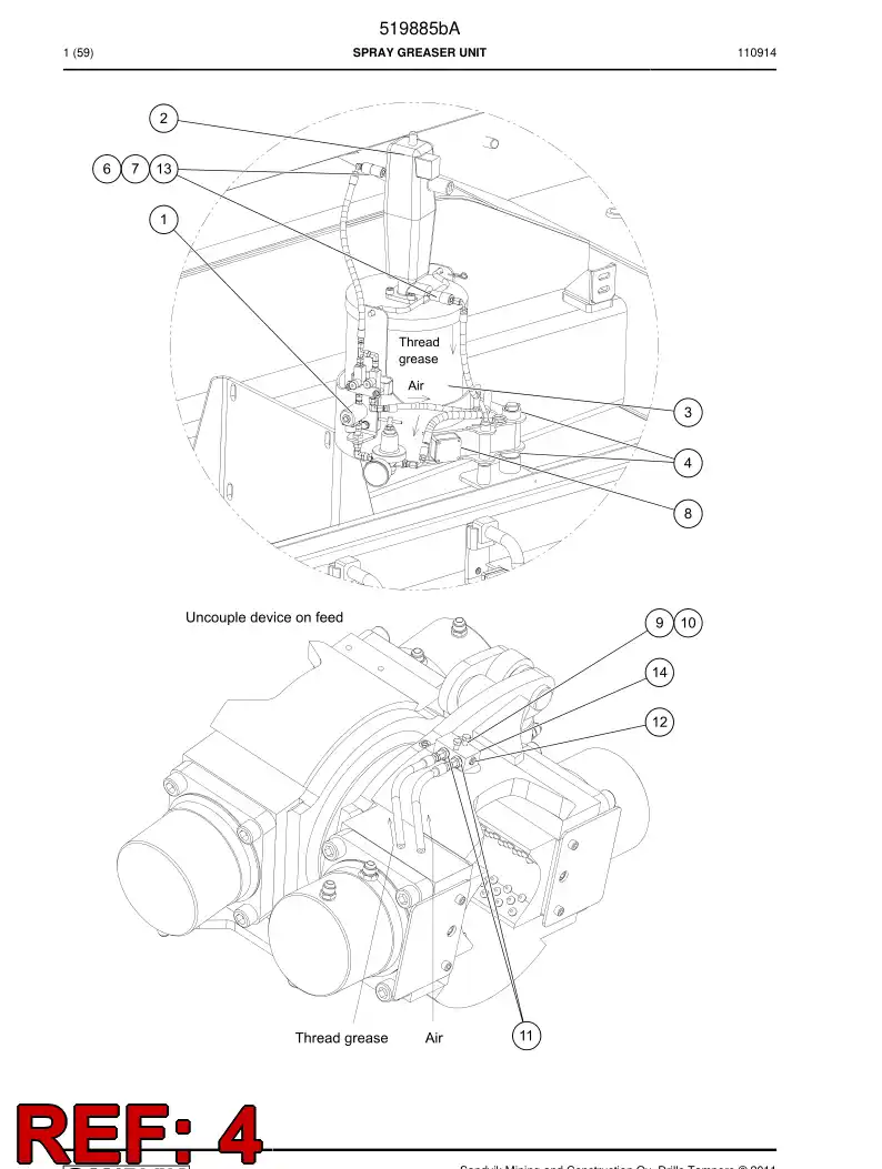 515459 515459 Bushing - Sandvik Technical Drawing