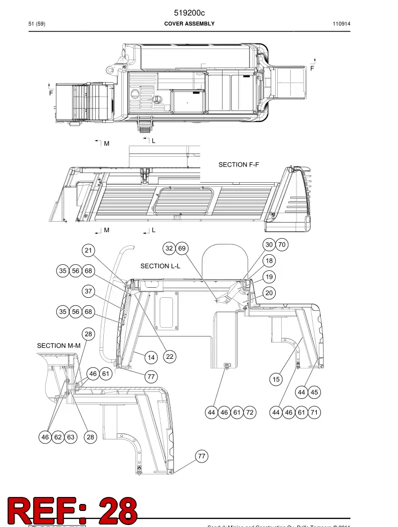 515512 515512 Plate - Sandvik Technical Drawing