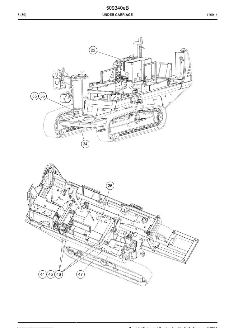 515666 515666 Flange - Sandvik Technical Drawing