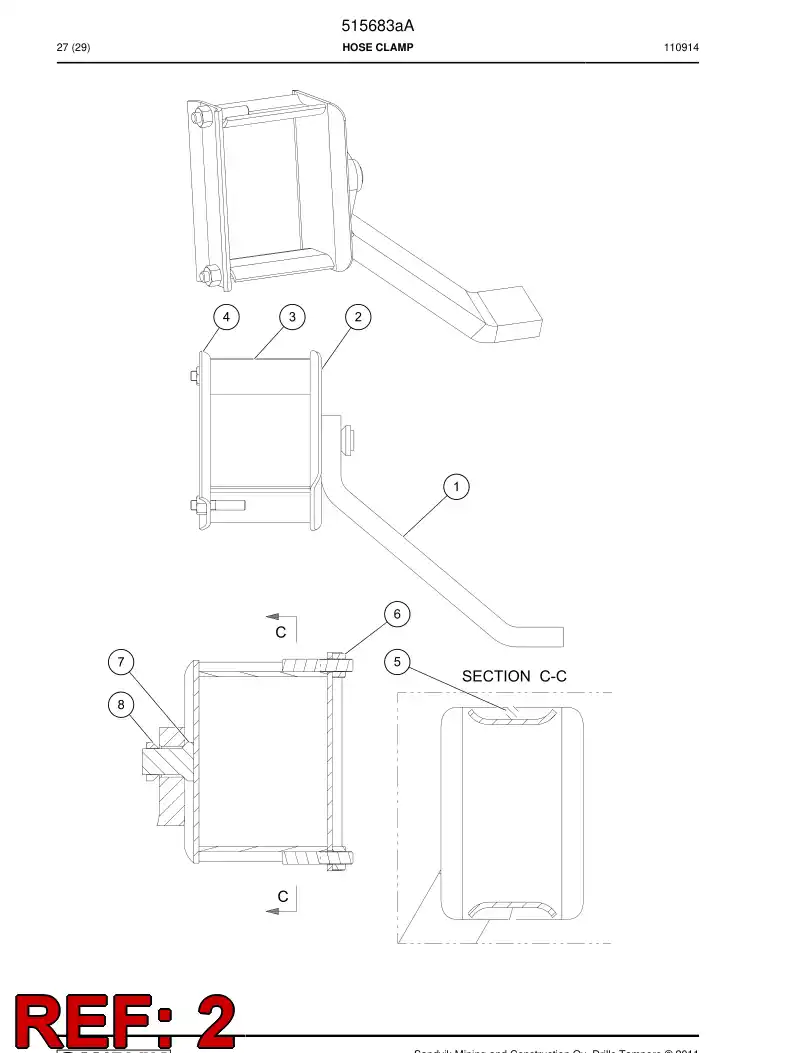 515682 515682 Plate - Sandvik Technical Drawing