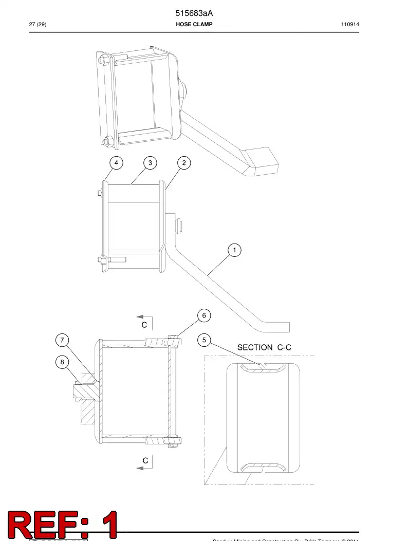 515688 515688 Plate - Sandvik Technical Drawing
