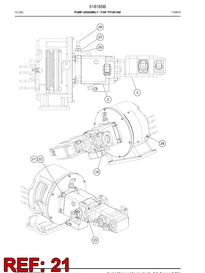515715 515715 Bolt - Sandvik Technical Drawing