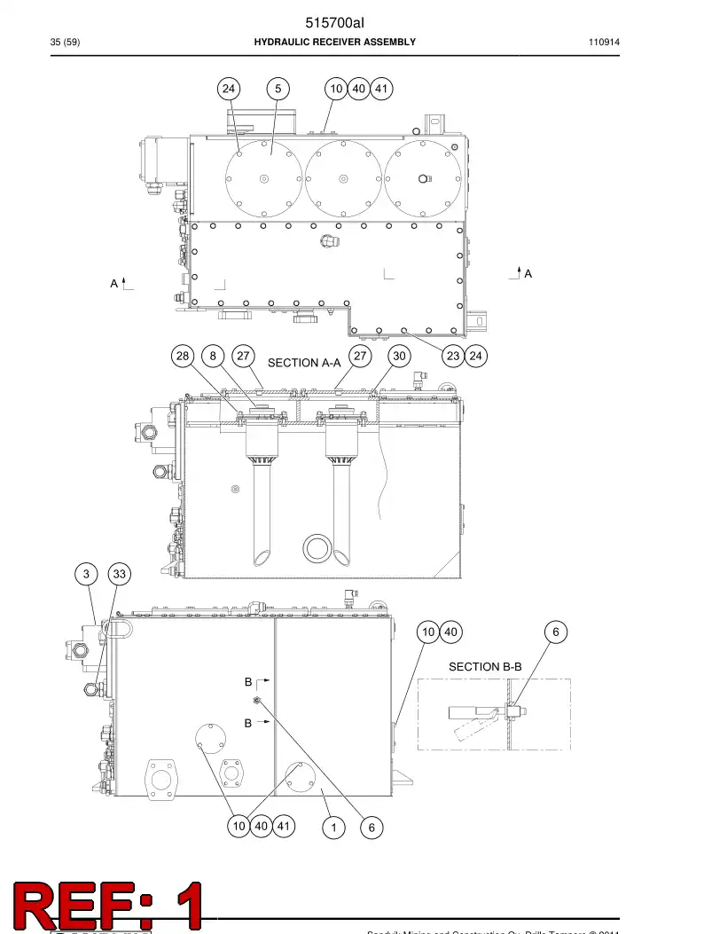515725 515725 Welding assembly - Sandvik Technical Drawing
