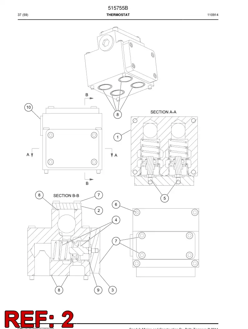515757 515757 Cover - Sandvik Technical Drawing