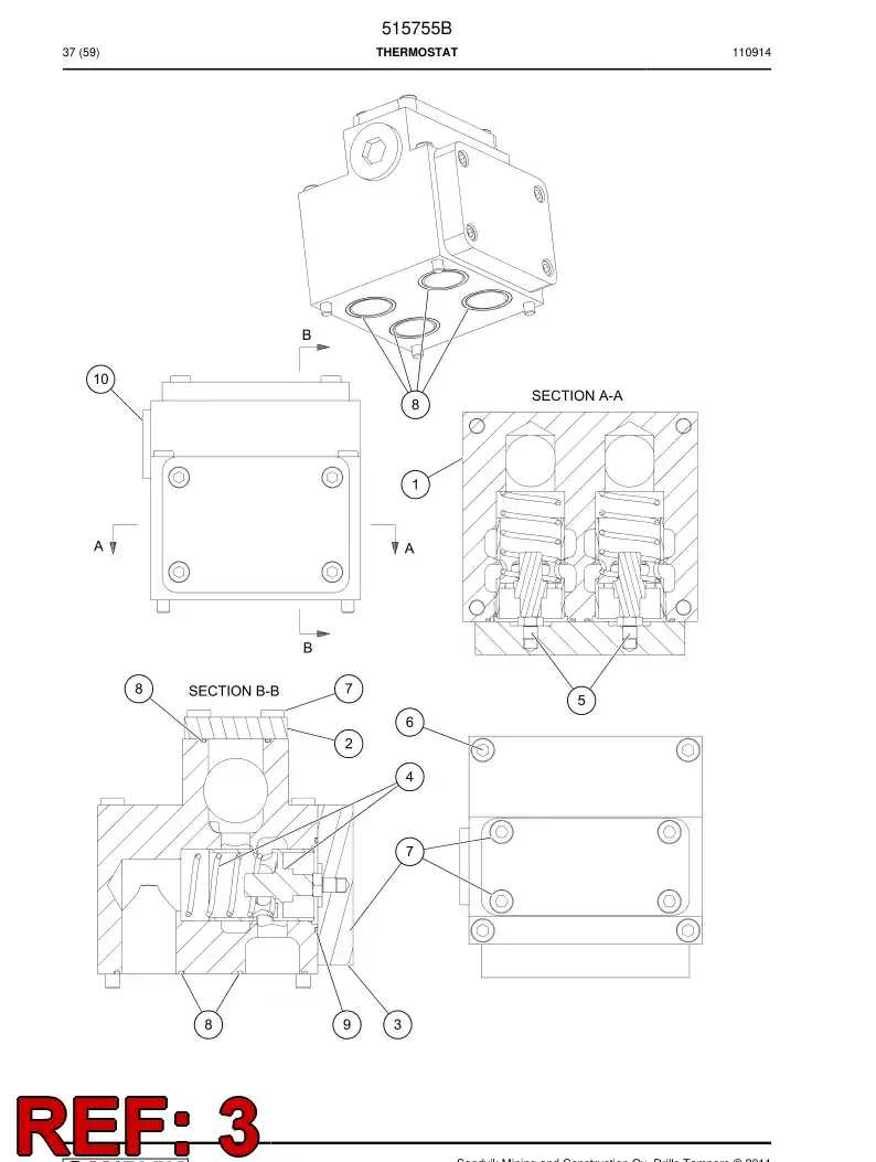 515758 515758 Cover - Sandvik Technical Drawing