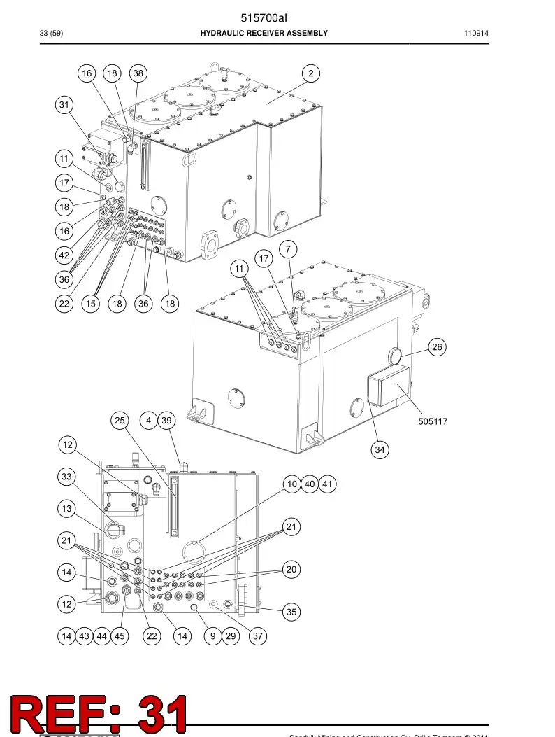 515796 515796 Plug - Sandvik Technical Drawing