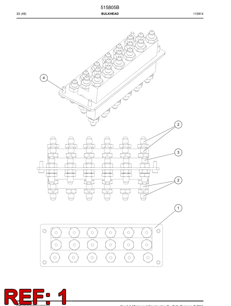 515810 515810 Plate - Sandvik Technical Drawing