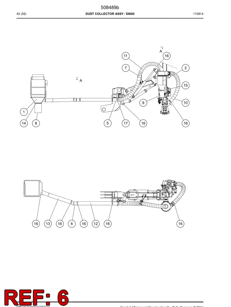 515939 515939 Pipe - Sandvik Technical Drawing