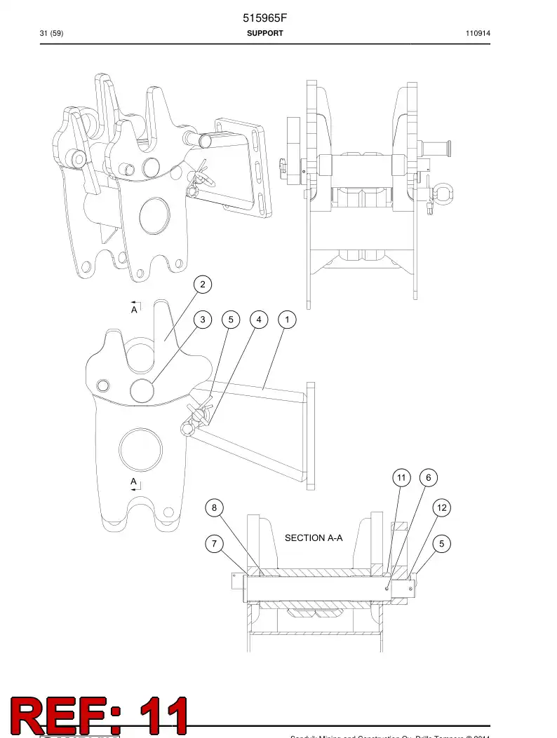 516007 516007 Ring - Sandvik Technical Drawing