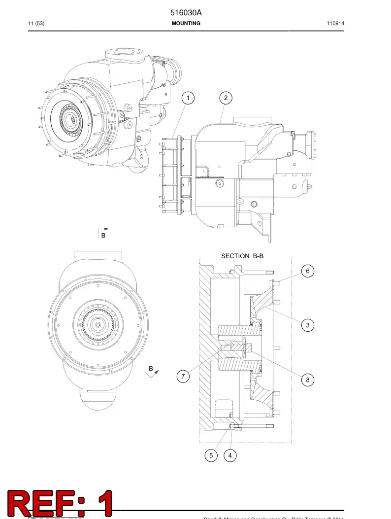 516027 516027 Housing - Sandvik Technical Drawing