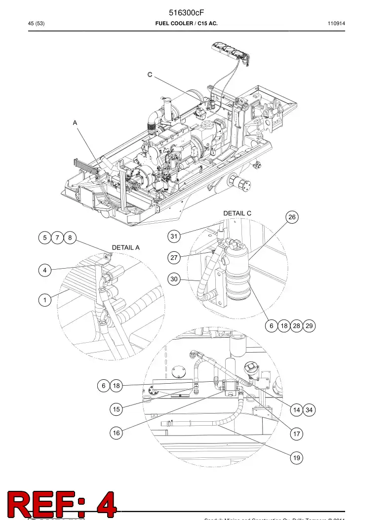 516037 516037 Plate - Sandvik Technical Drawing
