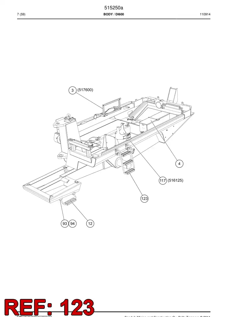 516140 516140 Step - Sandvik Technical Drawing