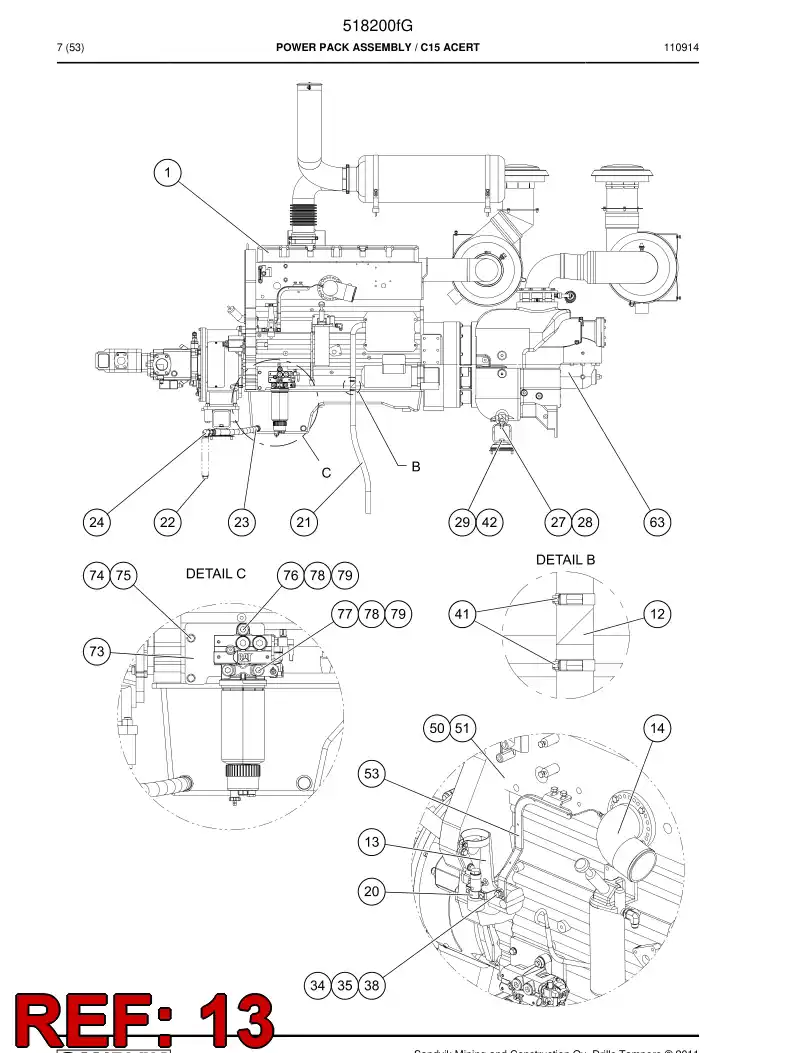 516192 516192 Holder - Sandvik Technical Drawing