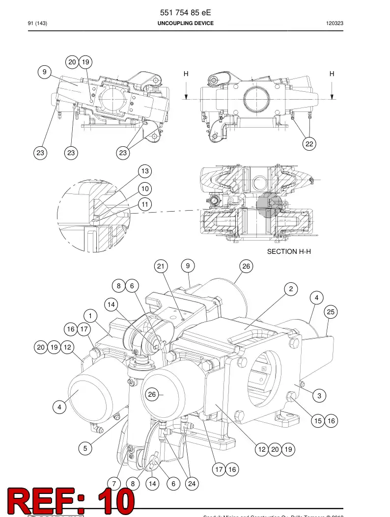 516292 516292 Ring - Sandvik Technical Drawing