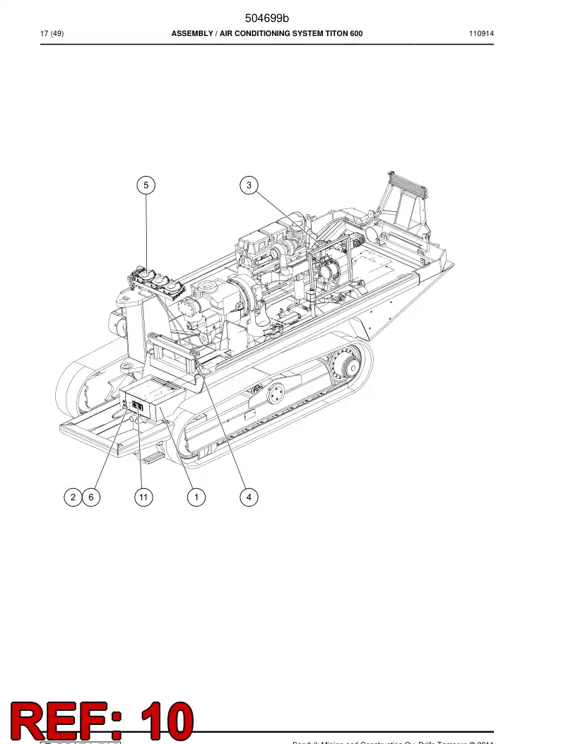516308 516308 Hose - Sandvik Technical Drawing