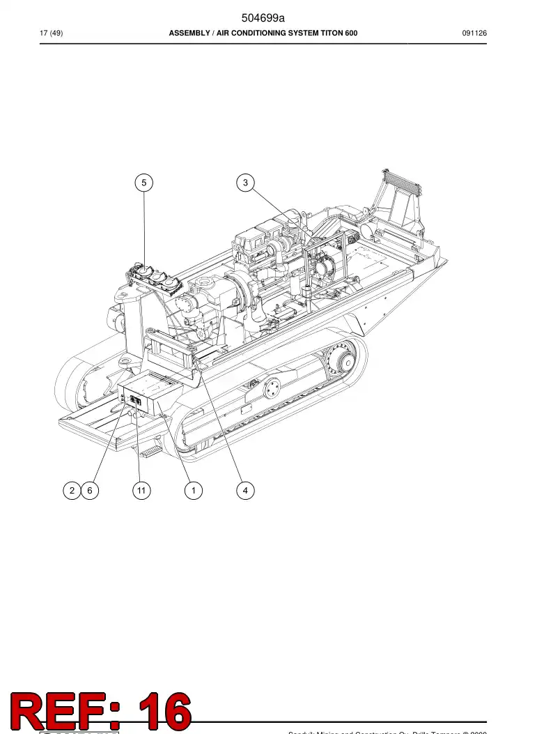 516309 516309 Hose - Sandvik Technical Drawing