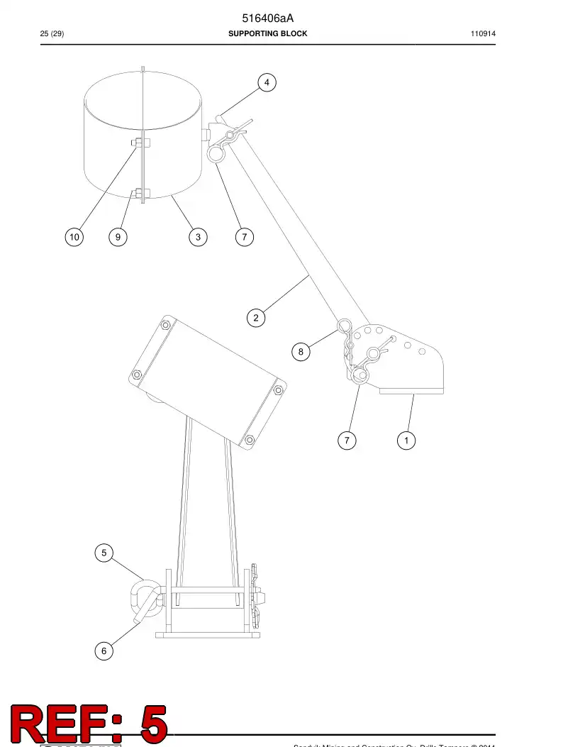 516424 516424 Pin - Sandvik Technical Drawing