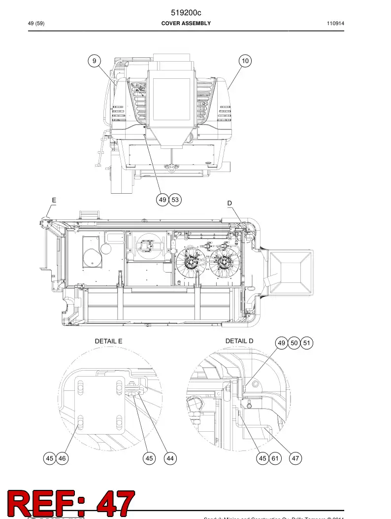 516621 516621 Plate - Sandvik Technical Drawing